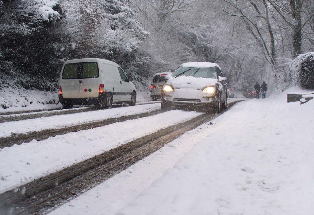 Drivers have a duty to slow down in wintry weather