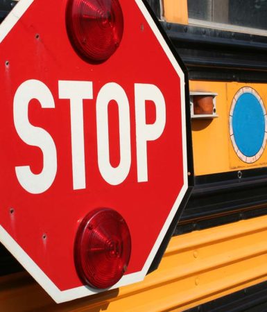 Local boy severely injured while boarding school bus